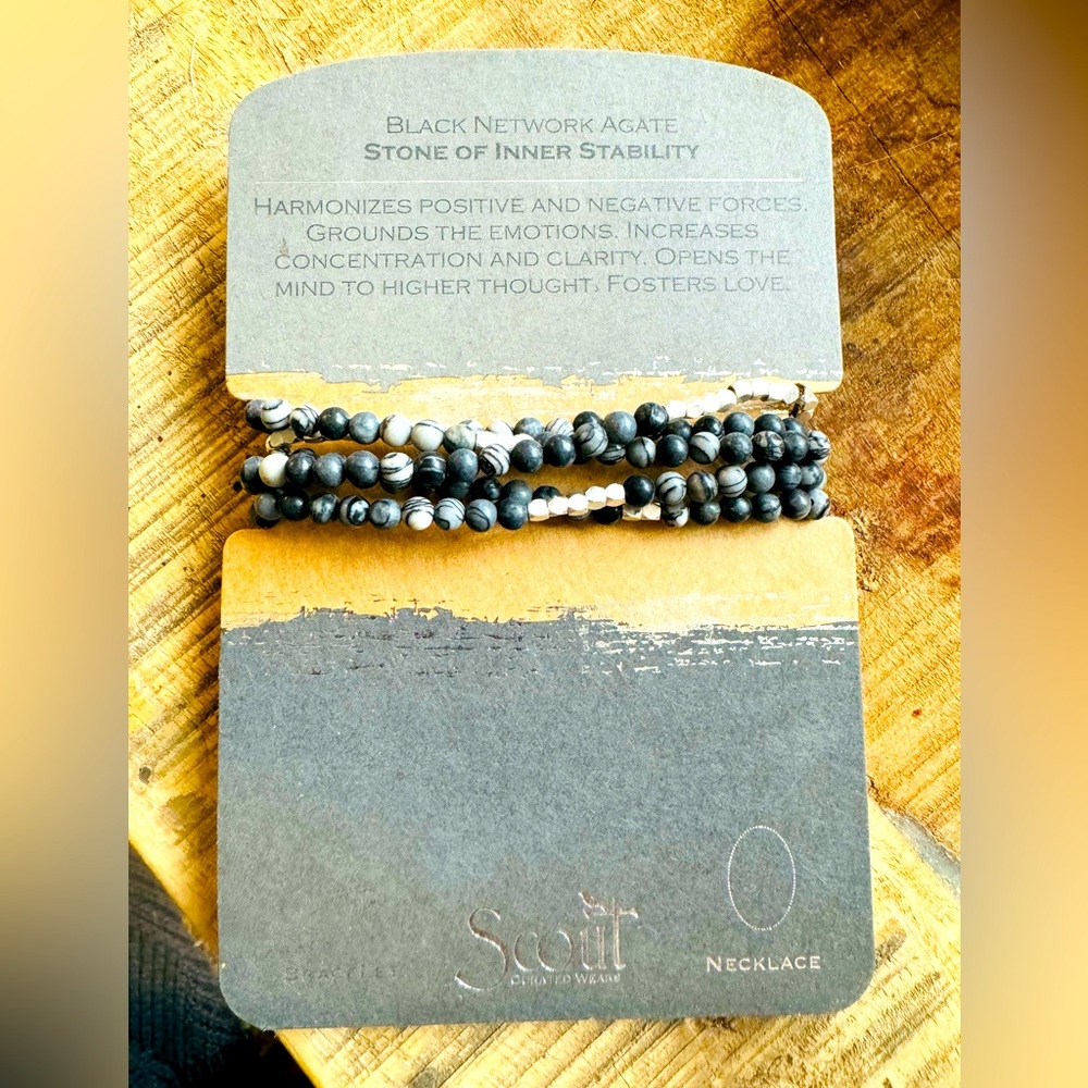 Scout Gemstone Wrap Bracelet/Necklace